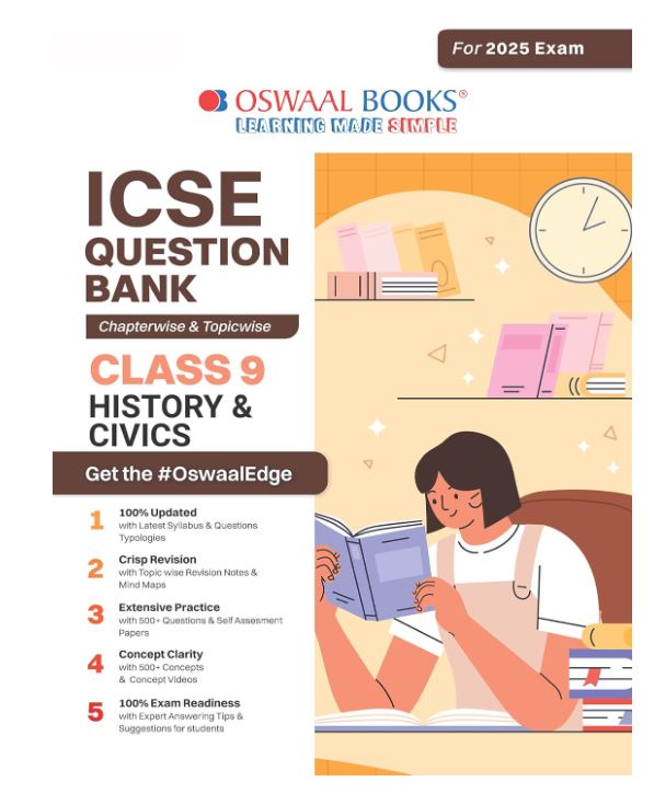 Oswaal ICSE Question Bank SOLVED PAPERS_Class 9_History & Civics_For Exam 2024-25